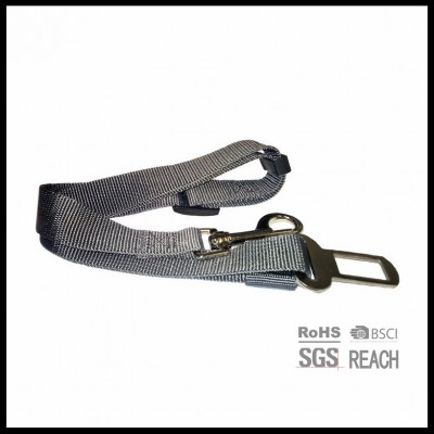 Black Adjustable Car Seat Belt for Pet Dog